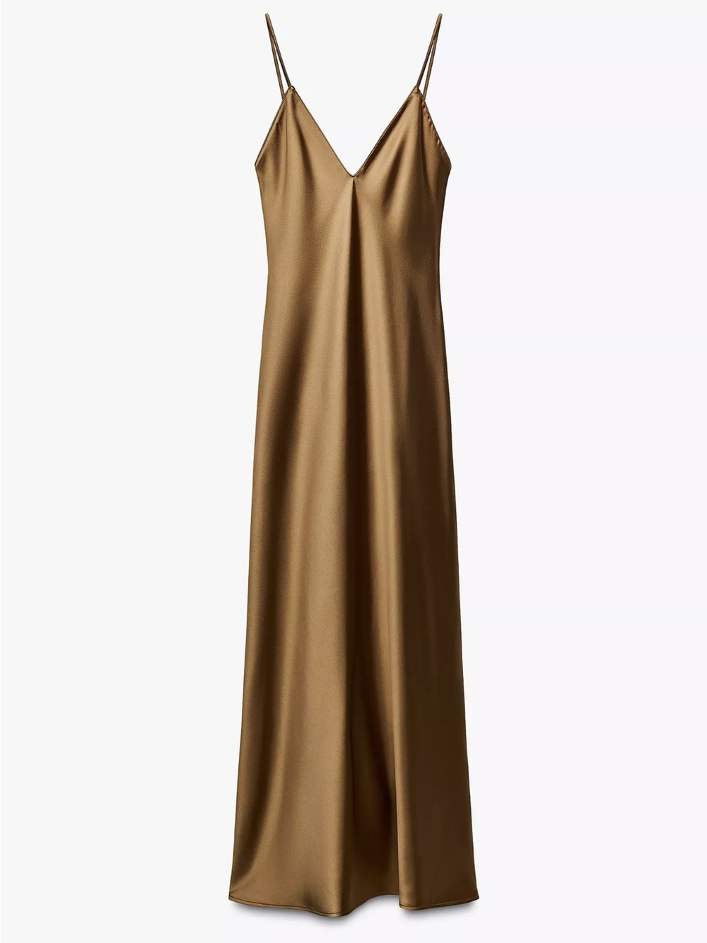 Satin Effect Maxi Dress